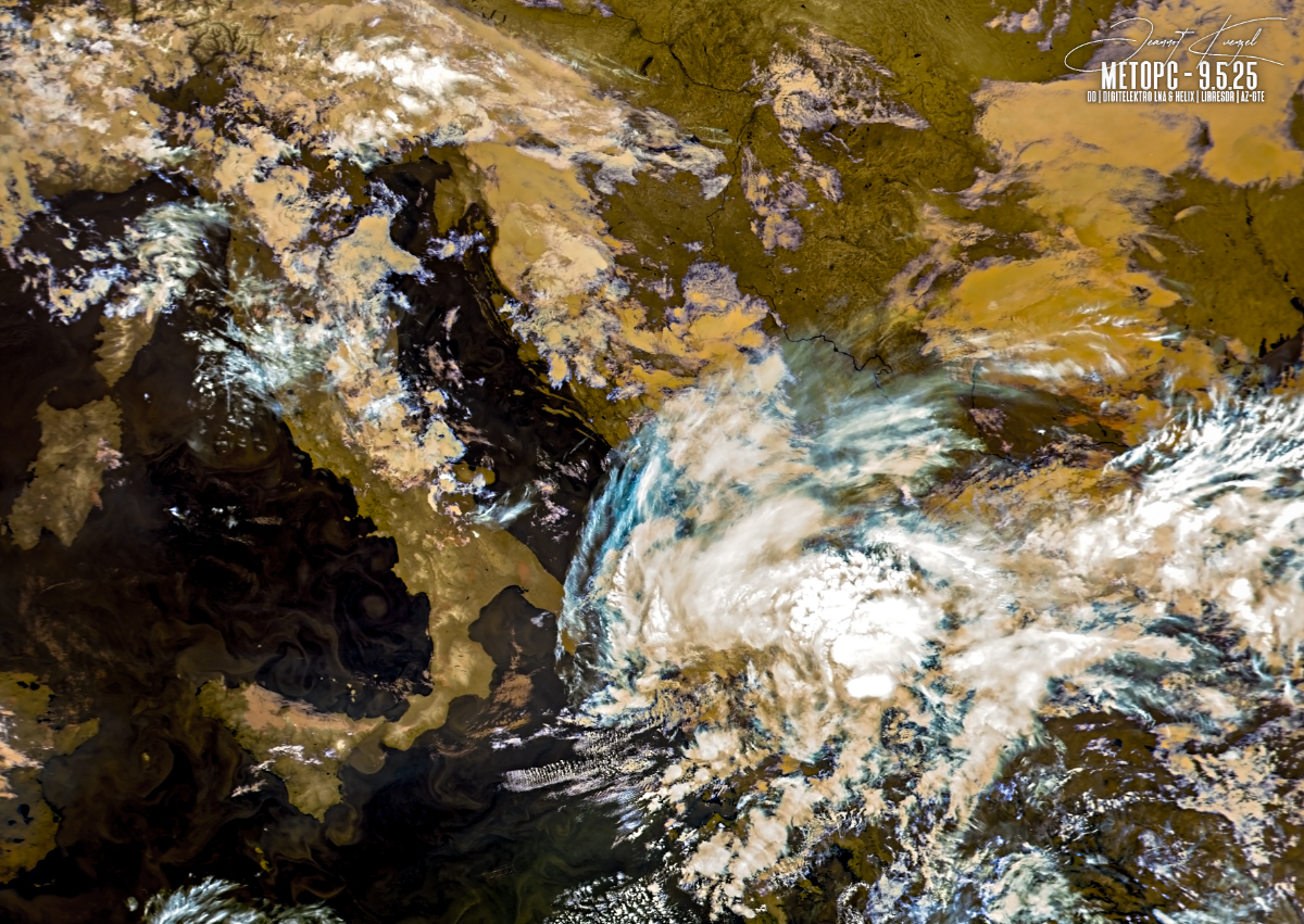 5.25 MetOpC avhrr 3 AVHRR 3b45 IR False Color D1